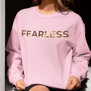 Fearless Light Pink Sweatshirt / Taylor Swift / Sweatshirt